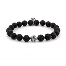 BAKER STREET - Lava Taşlı Spor Tasarım Unisex Bileklik | LMB-1157