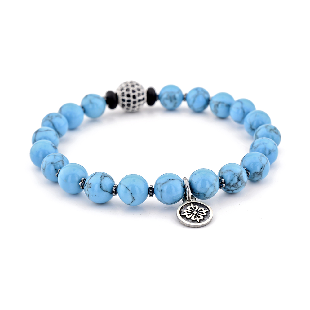 Barbican Turquoise Beaded Bracelet