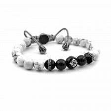 BARONS COURT - Howlit & Oniks Taşlı Makrome Bileklik | LMB-1144