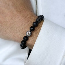 Dollis Hill Onyx Beaded Bracelet