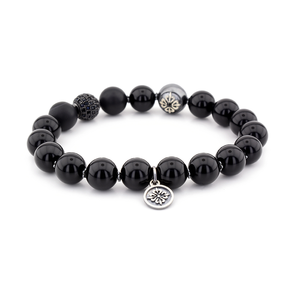 Dollis Hill Onyx Beaded Bracelet