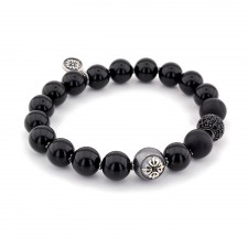 Dollis Hill Onyx Beaded Bracelet