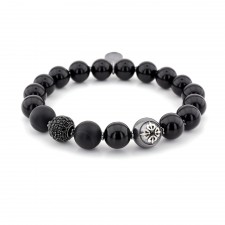 Dollis Hill Onyx Beaded Bracelet