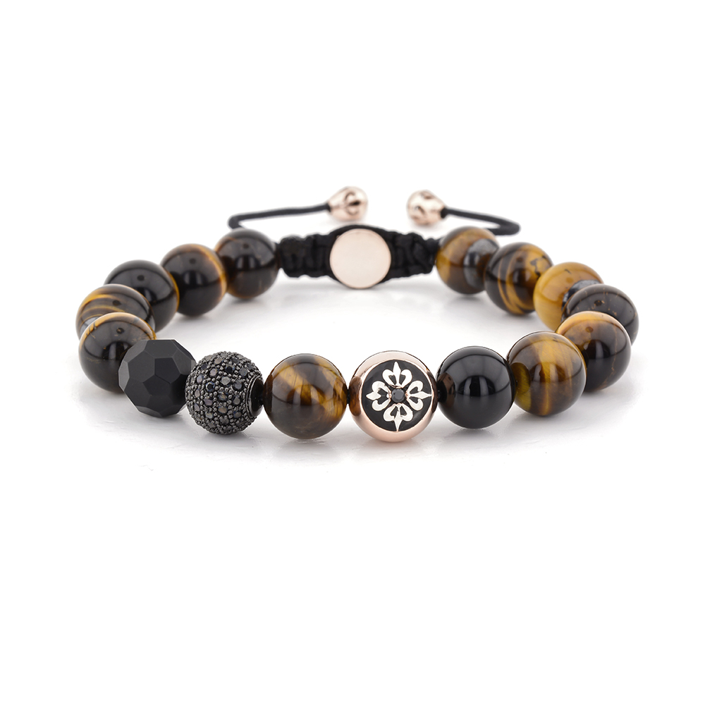 COCKFOSTERS - Kaplan Gözü & Oniks Taşlı Bileklik | LMB-1120