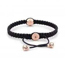 DAGENHAM EAST - Tasarım Gümüş Makrome Spor Bileklik | LMB-1115/7