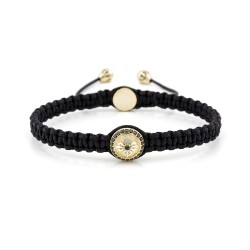 COVENT GARDEN - Tasarım Gümüş Makrome Spor Bileklik | LMB-1115/5