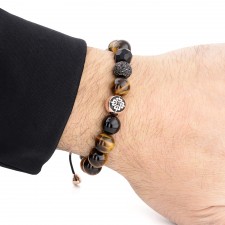 COCKFOSTERS - Kaplan Gözü & Oniks Taşlı Bileklik | LMB-1120