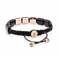 GUNNERSBURY - Oniks Taşlı Şık Tasarım Kadın & Erkek Bileklik | LMB-1085