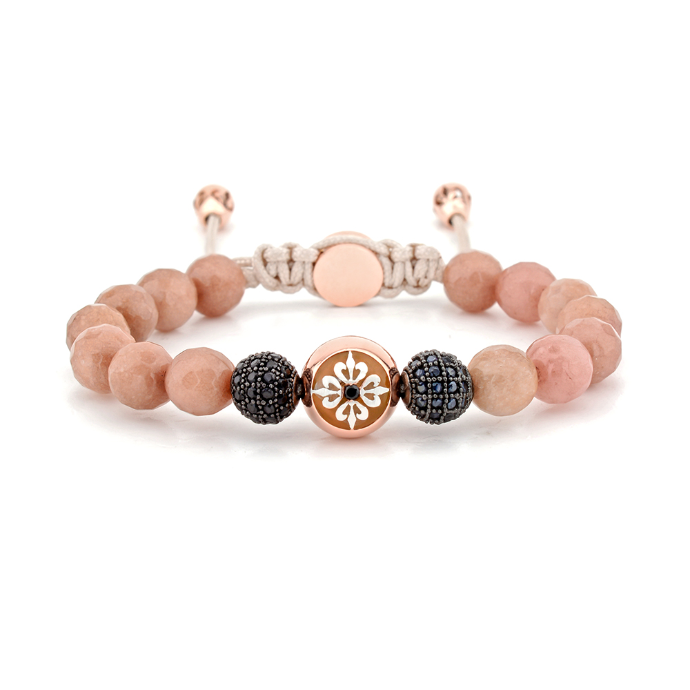 Hainault-Sunstone Taşlı Makrome Bileklik