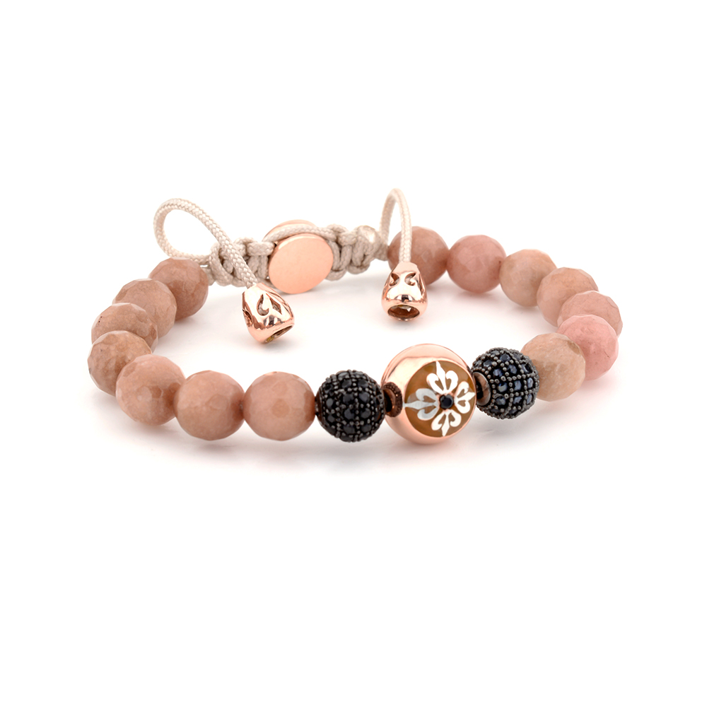 Hainault-Sunstone Taşlı Makrome Bileklik