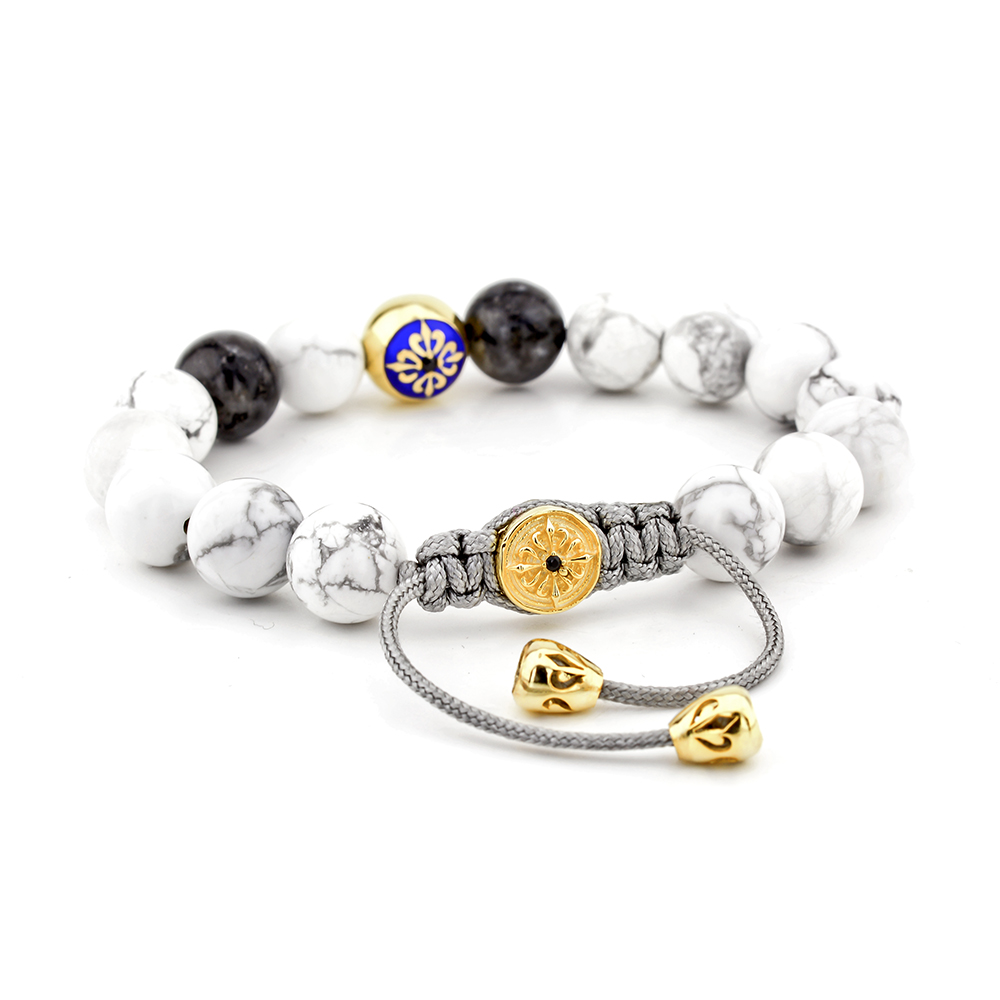 HENDON - Central-Jasper & Howlit Taşlı Şık Bileklik | LMB-1089