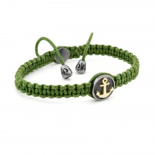 Bromley-by-Bow Anchor Macrame Bracelet