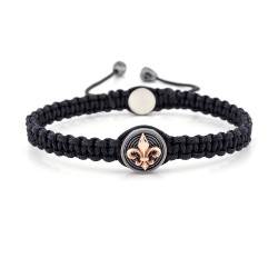 Burnt Oak Macrame Bracelet