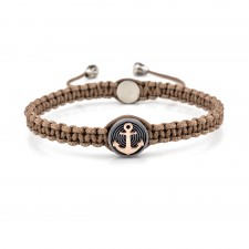 Caledonian Road Anchor Macrame Bracelet