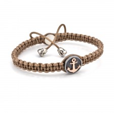 Caledonian Road Anchor Macrame Bracelet