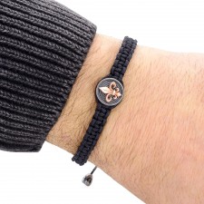 Burnt Oak Macrame Bracelet