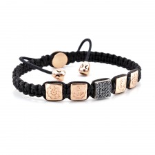 KNIGHTSBRIDGE - Makrome Denizci Tasarım Gümüş Bileklik | LMB-1014/3