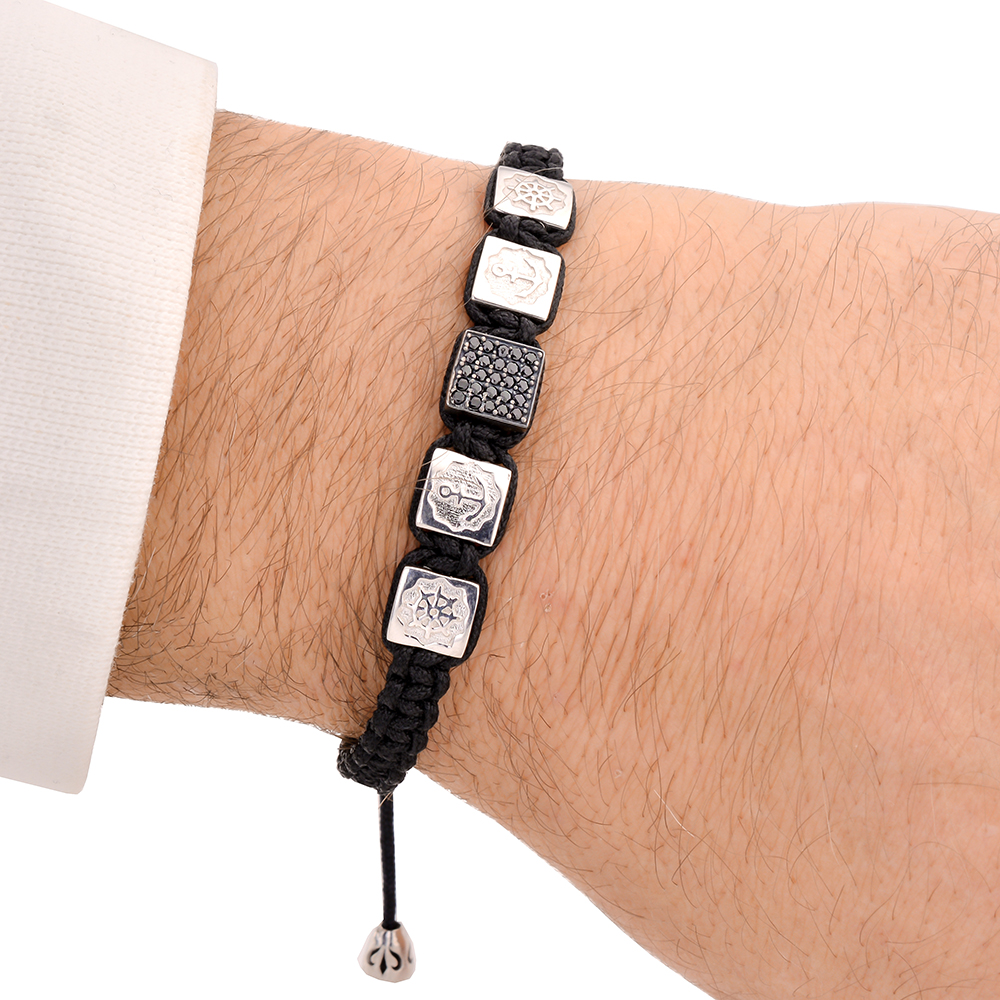 King's Cross St Pancras Macrame Sailor Bracelet