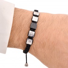 King's Cross St Pancras Macrame Sailor Bracelet