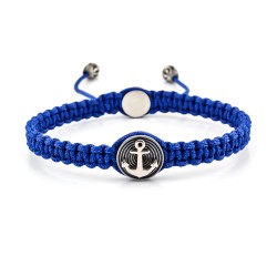 Moorgate Anchor Macrame Bracelet