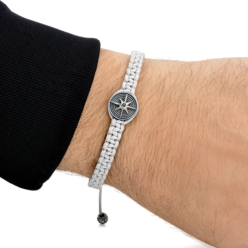 Morden Compass Macrame Bracelet