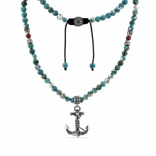 Gümüş Elişi Çapa Kolye