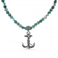 Gümüş Elişi Çapa Kolye