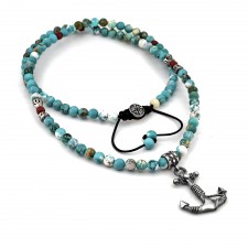 Gümüş Elişi Çapa Kolye