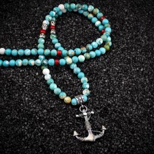 Gümüş Elişi Çapa Kolye