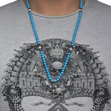 Perivale - Silver Danger Anchor Necklace