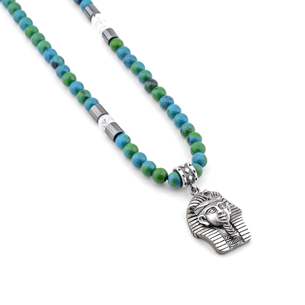 Gümüş Elişi Firavun Kolye