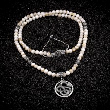 Gümüş Elişi Yılan Kolye