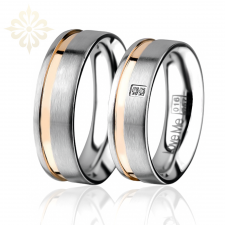 PHUKET 6.80 mm Parlak Kararmaz Çelik Alyans Yüzük | Love Me