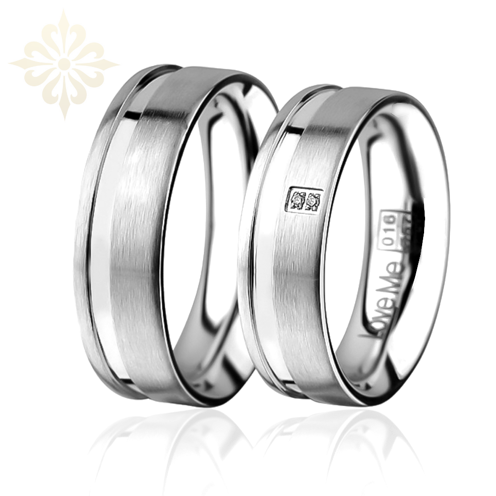 PHUKET 6.80 mm Parlak Kararmaz Çelik Alyans Yüzük | Love Me