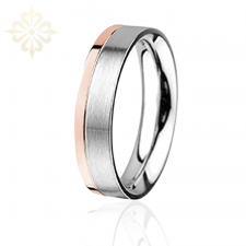 BANGKOK-1 Adet 6.mm Genişlik Taşsız Çelik Alyans Yüzük LM-020/Erkek