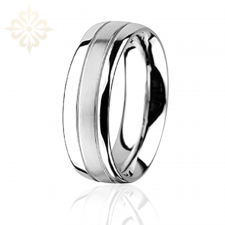 PRAGUE-1 Adet 7.80mm Genişlik Taşsız Çelik Alyans Yüzük LM-024/Erkek