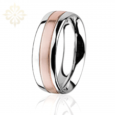 PRAGUE-1 Adet 7.80mm Genişlik Taşsız Çelik Alyans Yüzük LM-024/Erkek