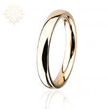 ROME-1 Adet 3.40mm Genişlik Taşsız Çelik Alyans Yüzük LM-025/Erkek