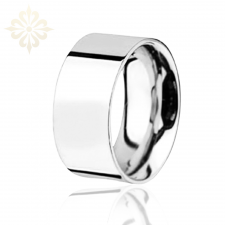 BODRUM-1 Adet 11.mm Genişlik Taşsız Çelik Alyans Yüzük LM-004/Erkek