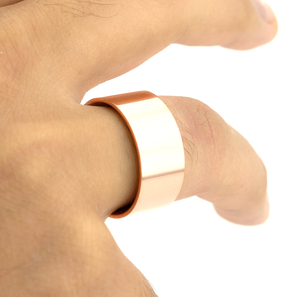 BODRUM-1 Adet 11.mm Genişlik Taşsız Çelik Alyans Yüzük LM-004/Erkek