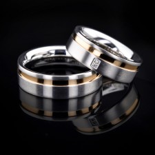 PHUKET 6.80 mm Parlak Kararmaz Çelik Alyans Yüzük | Love Me