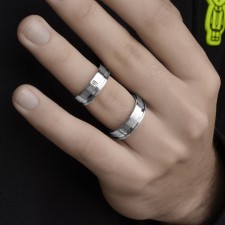 PHUKET 6.80 mm Parlak Kararmaz Çelik Alyans Yüzük | Love Me