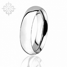 VENICE-1 Adet 5.80mm Genişlik Taşsız Çelik Alyans Yüzük LM-026/Erkek