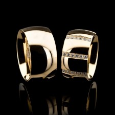 ISTANBUL-1 Adet 12.mm Genişlik Taşsız Çelik Alyans Yüzük LM-001/Erkek