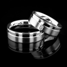 PHUKET 6.80 mm Parlak Kararmaz Çelik Alyans Yüzük | Love Me