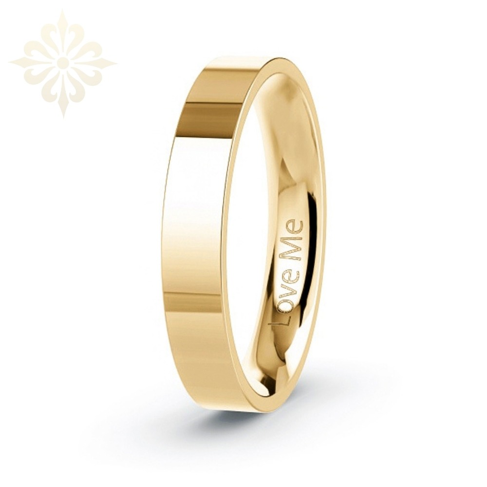 IBIZA-1 Adet  4.mm Genişlik Bombeli Klasik Alyans-Parlak Kararmaz Erkek Çelik Alyans Yüzük LM-0040/Erkek