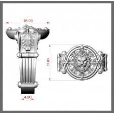 BUSAN – Aslan Motifli Erkek Yüzük | Oksitli Gümüş Yüzük | LMR-415