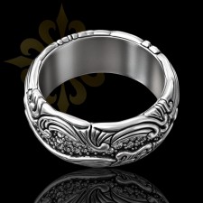 FERGANA – Deniz Dalgası Taşlı Uniseks Yüzük | 925 Ayar Gümüş | LMR-439