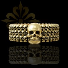 Kuru kafa motifli oksitli gümüş erkek yüzük – Love Me